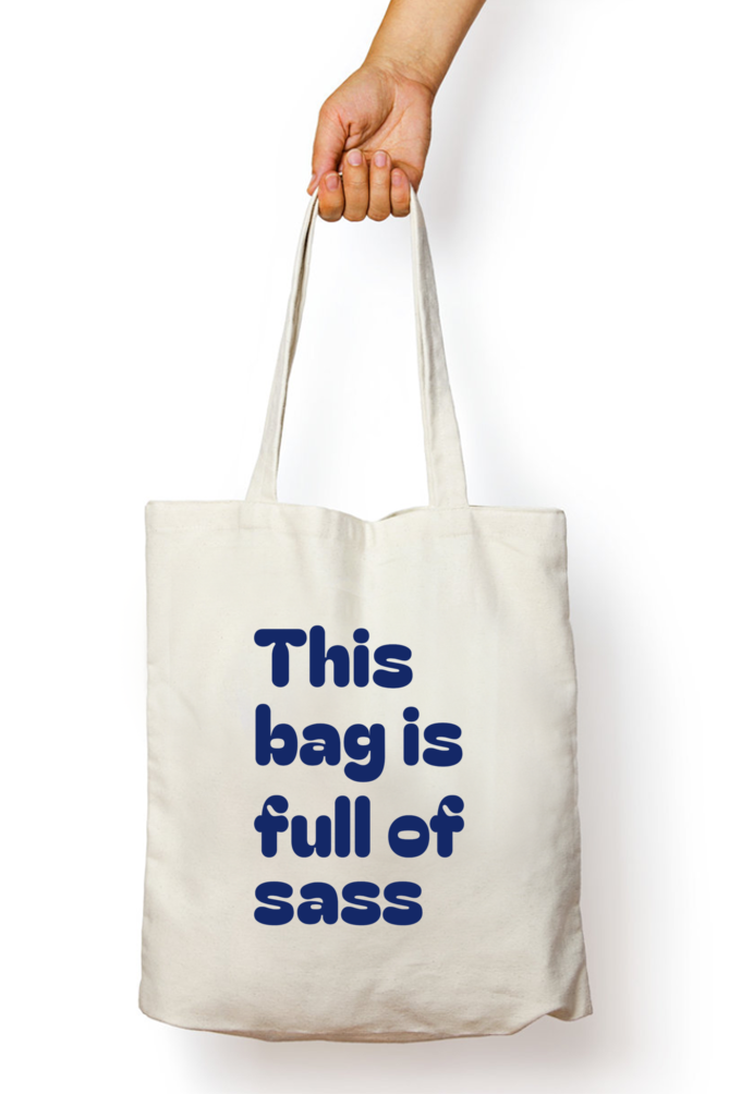 Tote Bag (Zipper) - This bag is full of saas