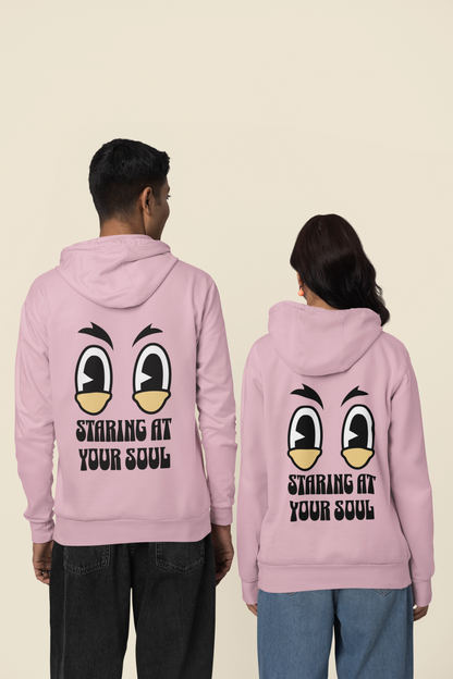 Unisex Oversized Hooded Sweatshirt - Staring at your soul